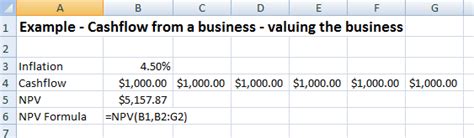 Negative Net Present Value Example 的图像结果
