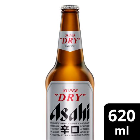 Asahi Super Dry Beer Bottle 620ml - Co-op
