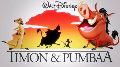 Timon and Pumba Poster Matte Finish Poster Paper Print - Animation ...