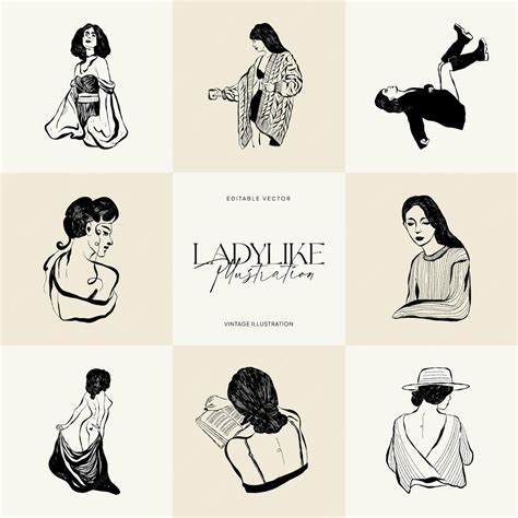 Premium Vector | Modern abstract women. minimalism concept. female body ...