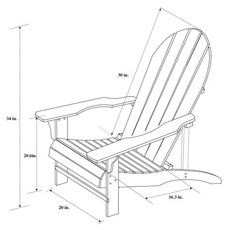 Adirondack Chair Sketch at PaintingValley.com | Explore collection of ...