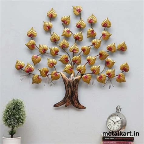 Handcrafted Sacred Leaf tree (29 x 26 Inches) - Punam Metalcrafts