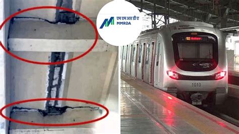 Thane Resident Flags Suspected Cracks Near Vijay Garden On Metro Line 4 ...