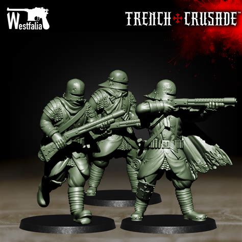 Trench Crusade - Red Brigade Heavy Mechanized Infantry With Hammer And ...