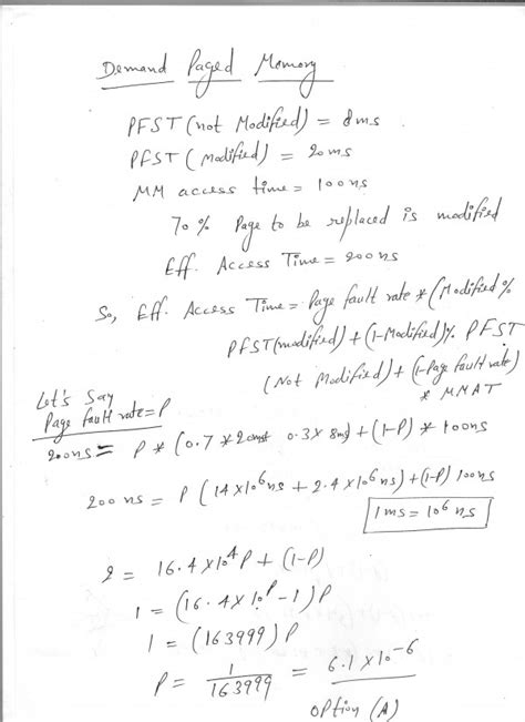 Operating System: Demand Paging