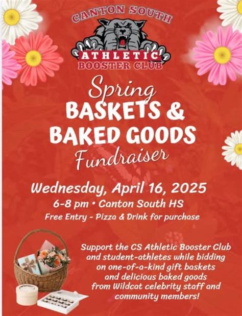 Spring Basket & Baked Goods Fundraiser , Canton South High School, 16 ...