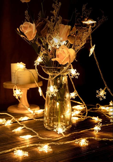 Image result for Musical Snowflake String Lights