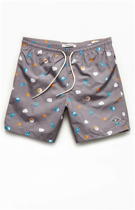 Pacsun Shroom 17" Swim Trunks | PacSun