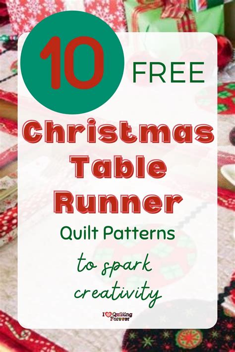 Christmas Table Runner Quilting Patterns Free 的图像结果