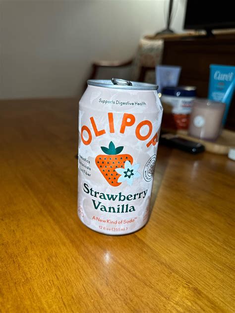 Olipop Strawberry Vanilla soda tastes incredible! : r/Costco