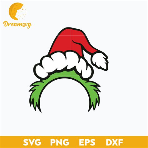 Free grinch santa hat clipart, Download Free grinch santa hat clipart ...