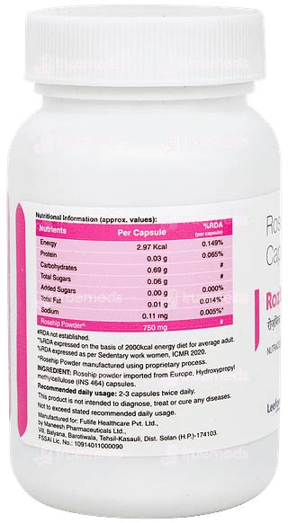 Rozbuild 750 Mg Capsules 30 - Uses, Side Effects, Dosage, Price | Truemeds