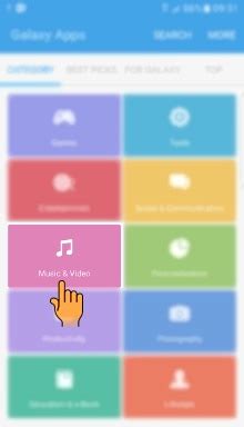 How to download Music Player and Video app from Galaxy Apps in Galaxy ...