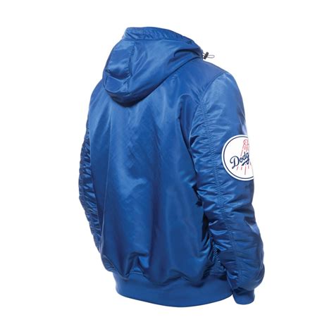 New Era x Alpha Industries Los Angeles Dodgers L2B Parka Jacket Light Royal Blue | Billion Creation
