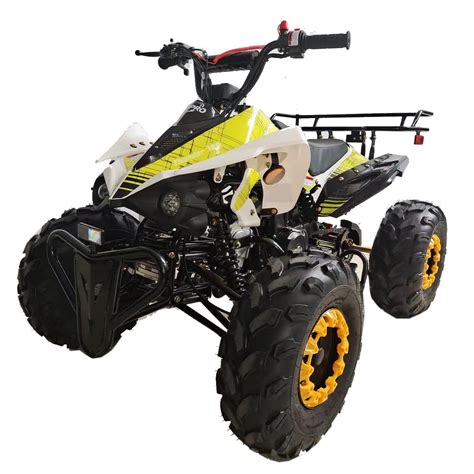 125cc ATV Quad Youth 4 Wheeler Adults ATVs Quads Middle Size 4 Wheelers ...