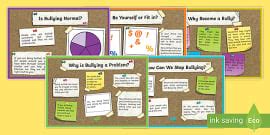 Why People Bully and How to Help PowerPoint (teacher made)