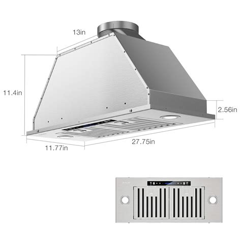 IKTCH 30 inch Built-in/Insert Range Hood 900 CFM, Ducted/Ductless ...
