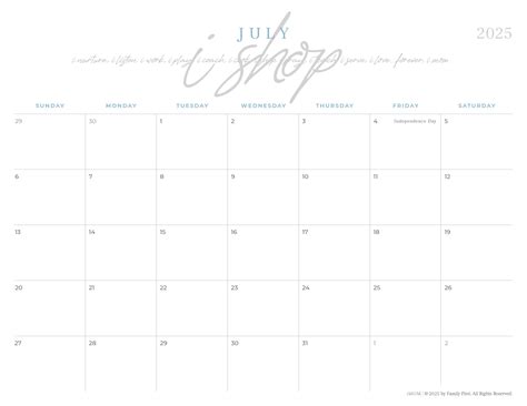 2025-2026 Mom Is a Verb Printable Signature iMOM Calendar - iMOM