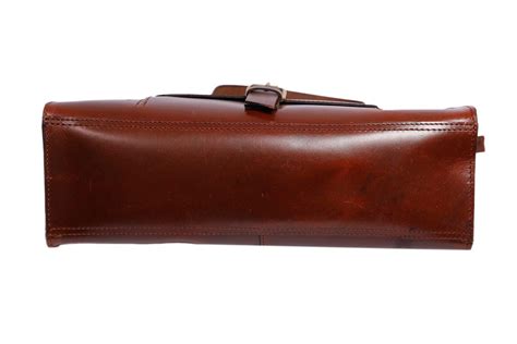 Celtic brown color pure leather tote bag for office use, Art: BG-1468 ...