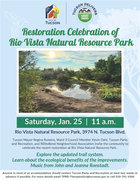 Restoration Celebration of Rio Vista Natural Resource Park
