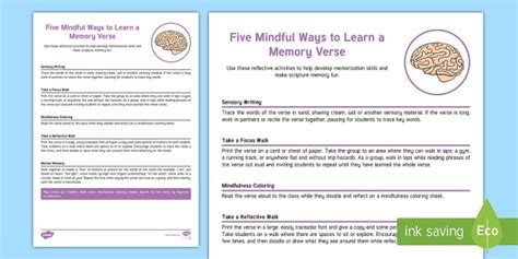 Five Ways to Learn a Bible Memory Verse with Mindfulness