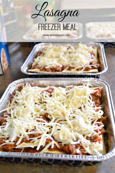 Lasagna Freezer Meal Recipe   About a Mom