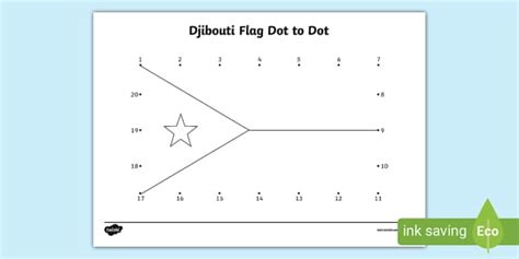 Djibouti Flag Dot-to-Dot Activity – Twinkl Resources
