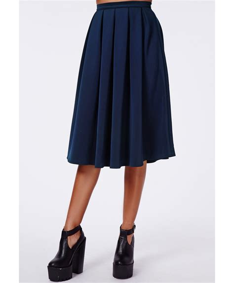 Blue Midi Skirts at Angela Link blog