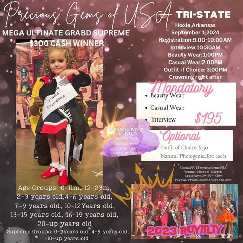 Precious Gems NEA Tri-State, City of Hoxie, 1 September 2024 | AllEvents.in