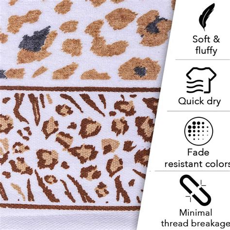 Snow Leopard 500 GSM Cotton Bath Towel | 100% Cotton – Rangoli