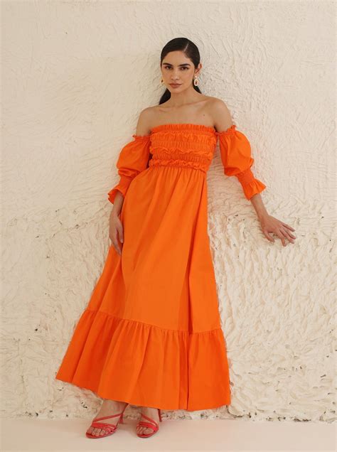 Eden Dress (Orange) – ASHICO