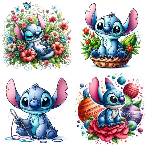 16 PNG Stitch Clipart,stitch Png,stitch Watercolor, Stitch Clip Art ...