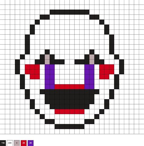 Fnaf perler beads five nights at freddy s – Artofit