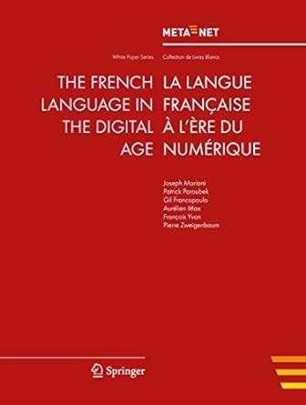 The French Language in the Digital Age (White Paper Series) eBook ...