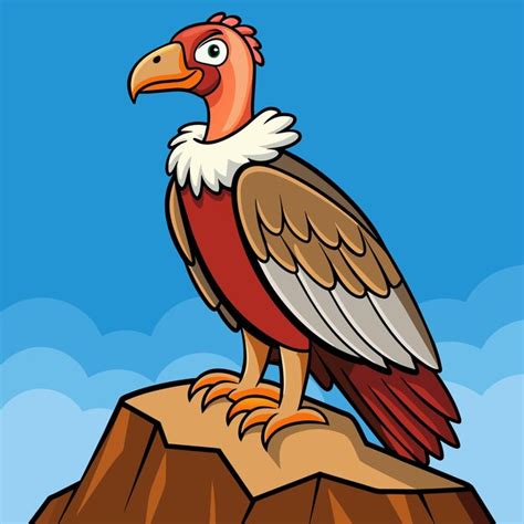 A drawing of a bird on a rock with a blue background with a picture of ...