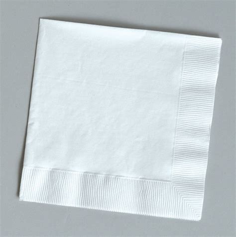 100 White Beverage Cocktail Napkins for Wedding Party Event