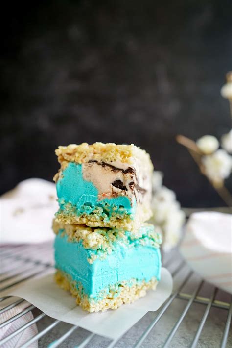 Rice Krispie Ice Cream Sandwiches - 4 Ingredients - A Lily Love Affair