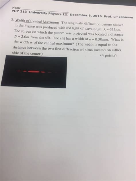 Diffraction Pattern 的图像结果