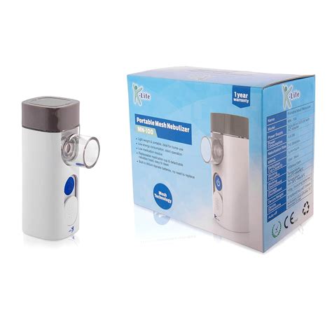 K-Life MN-100 Mesh Nebulizer with free hard storage case for carrying ...
