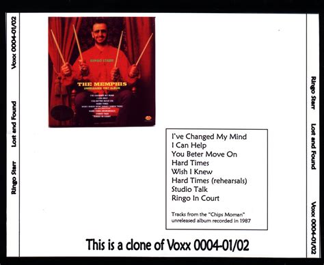 FRESH & ALIVE EN VIVO Y EN DIRECTO 2.0 : Ringo Starr - Lost and Found ...