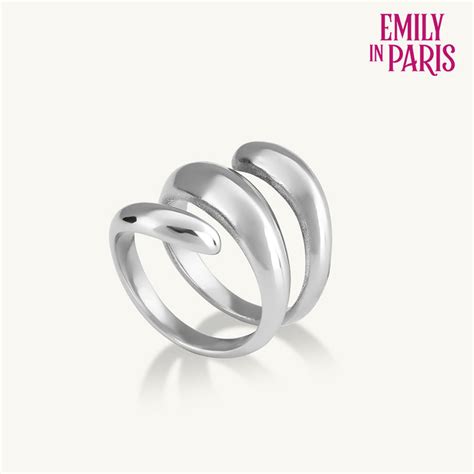Spiral Three Layer Silver Ring – PALMONAS