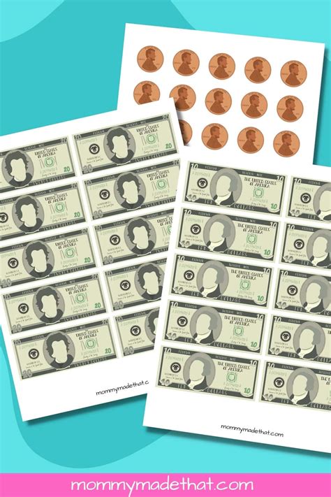 Printable Play Money (Lots of Free Fake Money Templates)