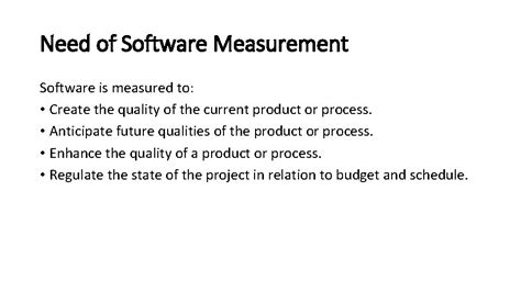 Software Measurement 的图像结果