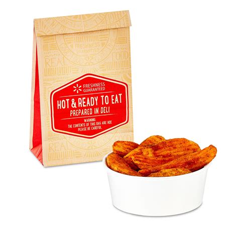 Freshness Guaranteed Hot Ready-To-Eat Potato Wedges Family Size Side 16 oz Snack - Walmart.com