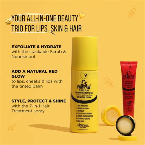 Buy Dr.PawPaw Bold Red Vip Kit - Multi Use Lip Balm - HOK Makeup