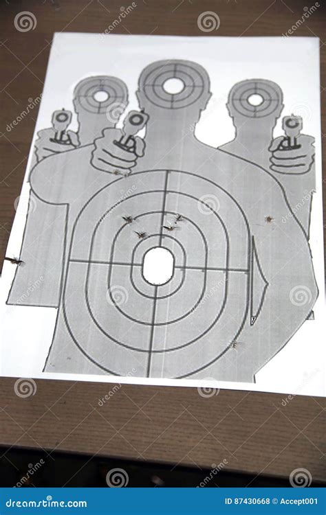 Training Target Enemy Image Printed On Board Stock Photo | CartoonDealer.com #87430668