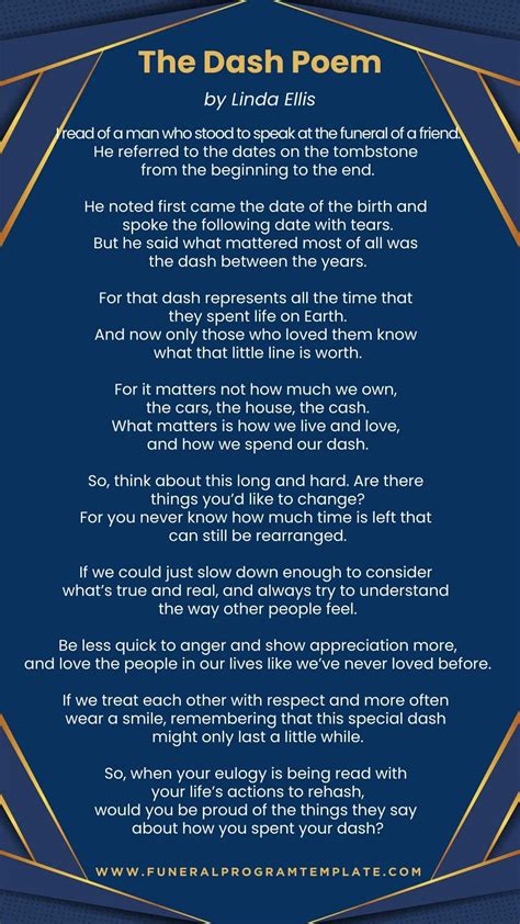 Poems For Funeral Programs