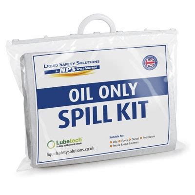Lubetech 15 Ltr Oil Only Spill Kit - Clip Closed Bag - EMQ Trading Est.