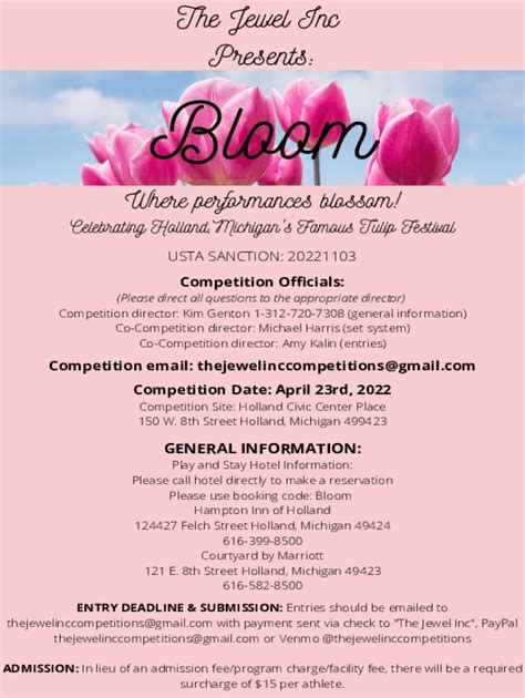 Fillable Online Pastel Pink Flowers Raffle Flyer Fax Email Print ...