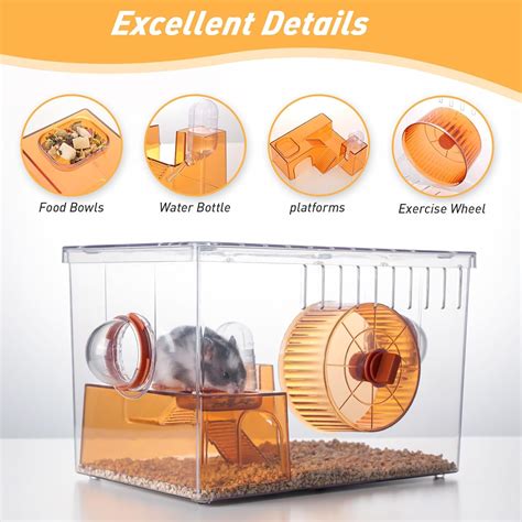 LWYMX Hamster Cages and Small Animal Habitat, Deluxe India | Ubuy